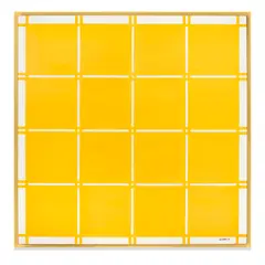 Frank Sinatra, Untitled (Yellow Geometric Abstract)