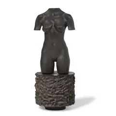 MOCA Torso by Robert Graham, for MOCA editions, Los Angeles, patinated bronze, sold Mar 2024
