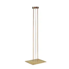 Sounds Come Alive From Touching 5 (Sound Sculpture) by Val Bertoia, B-2831, brass and copper tops silvered to 5 beryllium copper rods silvered to brass base, sold Mar 2024