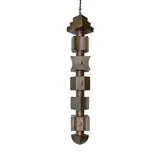 Rod Kagan, Hanging Column, patinated bronze