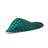 Gae Aulenti, Torto Sculpture, for Venini, blown glass, wrought iron, etched 'venini 95 gae aulenti 59/99'