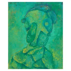 Señorita con Mascara No. 1 by Vladimir Cora, sold Mar 2024