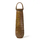 Kosuge Kogetsu, Untitled (Flower Basket), arrow and hobi bamboo, rattan
