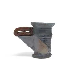 Untitled (Cup) by Ron Nagle, glazed stoneware with engobe, offered Mar 2024
