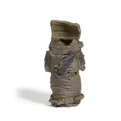 Untitled (Vessel Form) by Stan Bitters, glazed stoneware, signed and dated 'Bitters 02' on underside and along bottom edge, sold Mar 2024