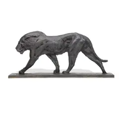 Dylan Lewis, S178 Walking Lion (life-size), bronze