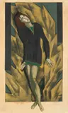 Anto Carte, Projet de décor et de costume pour le Martyre de Saint Sébastien (Claude Debussy), Gouache sur papier
