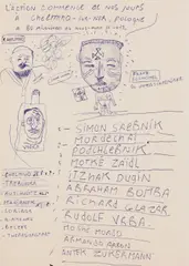 Stéphane Mandelbaum, Sans titre (L'action commence de nos jours à Chelmo-sur-Ner, Pologne), 1986