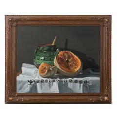 Bodegón con melón by Jose Samano Torres, 1988, Óleo sobre tela, offered Nov 2024