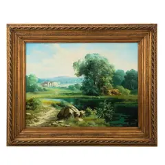 Paisaje by Jesús Orozco Martínez, Óleo sobre tela, sold Oct 2024