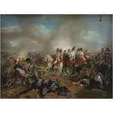 Escena Bélica, EUROPA, FINALES DEL SIGLO XIX, Óleo sobre lámina de zinc