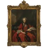 Jean-Marc Nattier, RETRATO DE MARÍA LESZCZYNSKYA, Óleo sobre tela