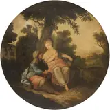 ESCENA GALANTE by A la Manera de François Boucher, Óleo sobre tela, offered Oct 2024