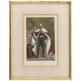 J. D. Nargeot, S. M. MAXIMILIEN I. EMPEREUR DU MEXIQUE, Grabado coloreado