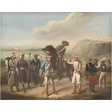 Maximiliano En Campaña, MÉXICO, SEGUNDA MITAD DEL SIGLO XIX, Óleo sobre tela