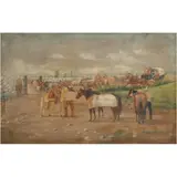 Ernesto Icaza Sánchez, (MÉXICO 1866-1935)EL SECRETO, Óleo sobre tela