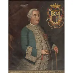 Fray Miguel de Herrera, RETRATO DE MANUEL RODRÍGUEZ DE PEDROSO, CONDE DE SAN BARTOLOMÉ, Óleo sobre tela