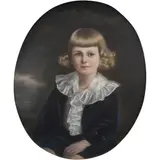 Retrato de Niña, CA., 1912, Pastel sobre papel