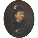 Retrato de Dama, MÉXICO, SIGLO XIX, Óleo sobre tela