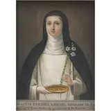 Mariano García, SANTA LUCÍA, Óleo sobre lámina de cobre