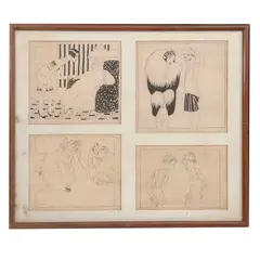 Untitled by Ernesto "el Chango" García Cabral, Tintas sobre papel, offered Oct 2024
