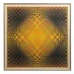 Victor Vasarely, Gaia III, Serigrafía 102 / 250