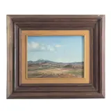 Salomón Hernández Castro, Vista del Popocatépetl, 1977, Óleo sobre tela