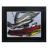 Roy Lichtenstein, Brushstrokes Poster, de la serie Brushstrokes prints, 1967, Serigrafía sin número de tiraje
