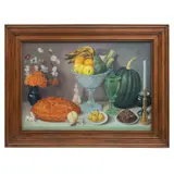 Bodegón by Atribuído A Agustín Arrieta, Óleo sobre tela, sold Oct 2024