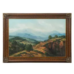 Marco Antonio Zepeda, Paisaje, Óleo sobre tela