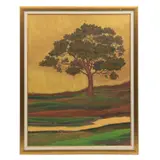 Flora Guerrero Garro, Árbol, 2024, Óleo sobre tela