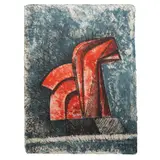Caballito (Rojo) by Enrique Carbajal Sebastian, Litografía 48 / 100, sold Oct 2024