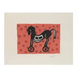 Carlos Vivar, Caballo con cajón, Serigrafía 3 / 5