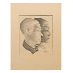 Los hermanos by Francisco Dosamantes, 1930, Litografía, offered Sep 2024