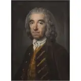 Francis Cotes, RETRATO DE CABALLERO, Pastel sobre papel