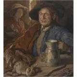 Mariano Yzquierdo y Vivas, VINO Y PÓLVORA, Óleo sobre tela