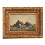 Autor Anónimo, Paisaje, Óleo sobre tela