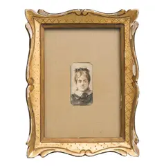 Félix Parra, Retrato abocetado, Acuarela