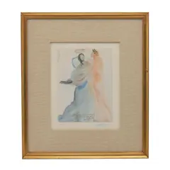 El consuelo de Beatriz by Salvador Dalí, Xilografía E. A, sold Sep 2024