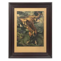 David Alfaro Siqueiros, El centauro de la conquista, Litografía Offset