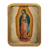 Virgen de Guadalupe, MÉXICO, SIGLO XX, Óleo sobre tela