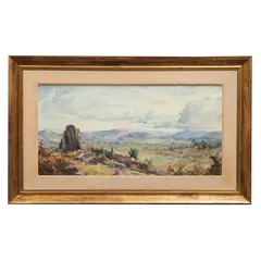 Camino a Zacoalpan by Enrique Delaunay, 1970, Óleo sobre tela, offered Sep 2024