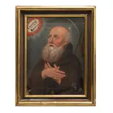 San Francisco de Paula, MÉXICO, FINALES DEL SIGLO XIX, Óleo sobre tela