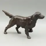 Perro de Cacería, SIGLO XX, Bronce, patinado en color marrón