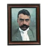 Anónimo, Retrato Emiliano Zapata, Óleo sobre tela
