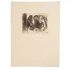 Alejandro Santiago Ramírez, Untitled, Grabado al aguafuerte P / I