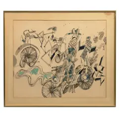 Brian Nissen, Bicicletas, Serigrafía 49 / 100