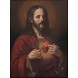 Gonzalo Carrasco Espinosa, SAGRADO CORAZÓN DE JESÚS, Óleo sobre tela