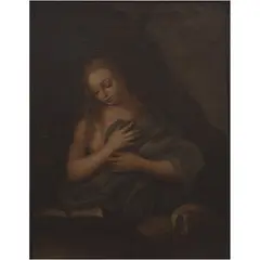 María Magdalena, MÉXICO, FINALES DEL SIGLO XVIII, Óleo sobre tela