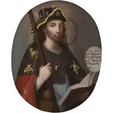 Santiago El Mayor, MÉXICO, SIGLO XVIII, Óleo sobre tela montado sobre madera
